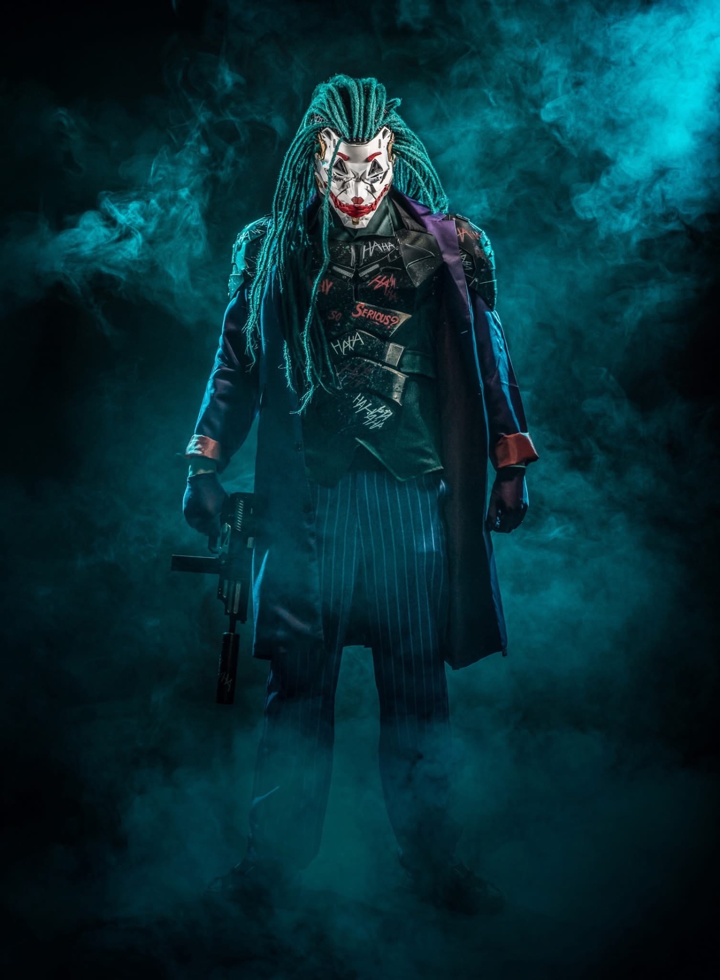 The Joker Batman Killer (Cyberpunk version)